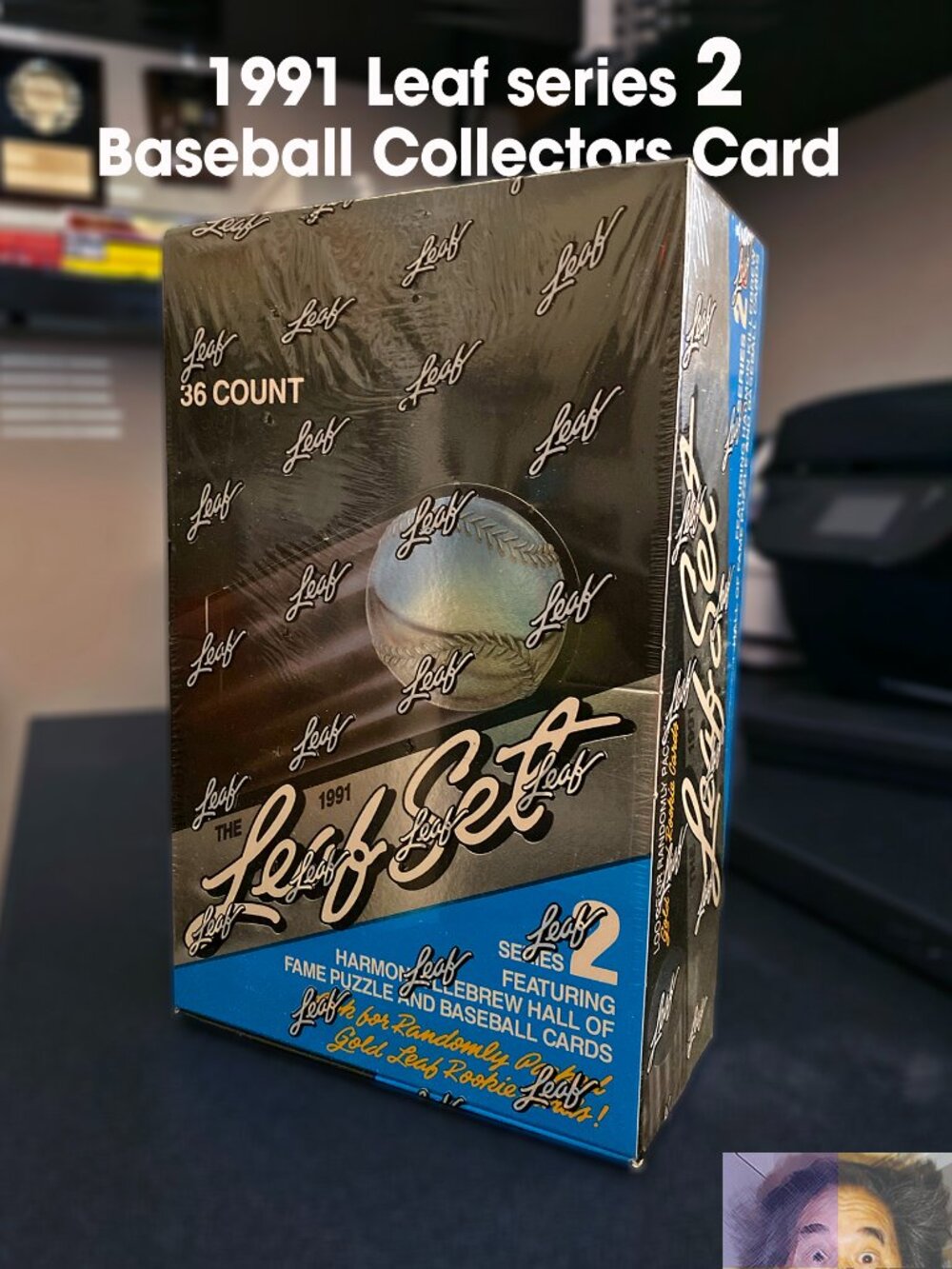 1991 Leaf Series 2 Baseball Cards Factory Sealed Wax Box – 36 Packs